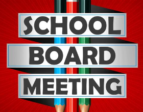 School Board Meeting on Thursday, May 9 in the MS Library at 6:30 pm.